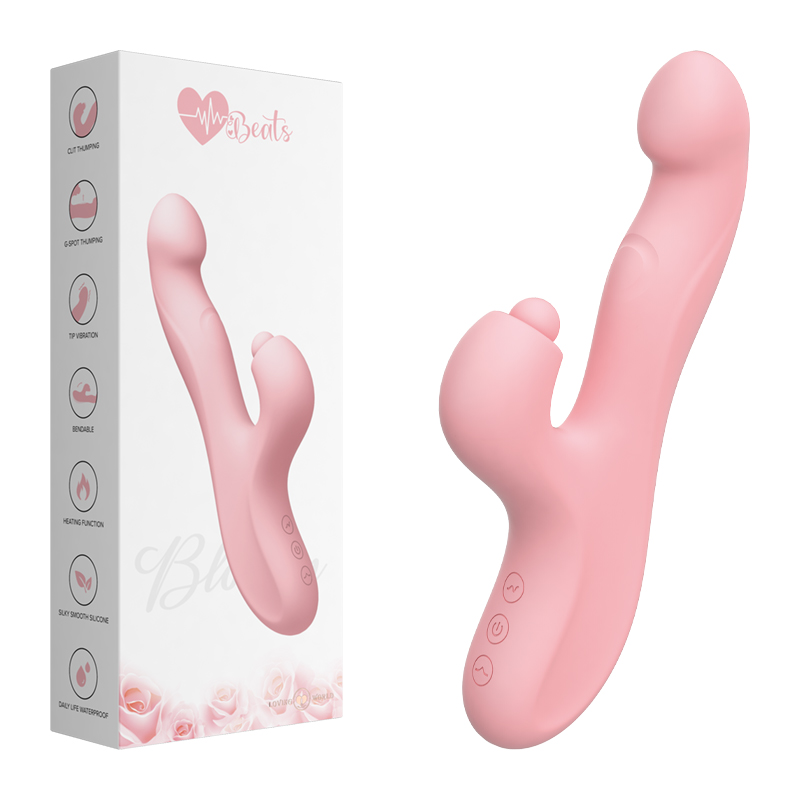 Klitoral og G-Spot Dunkende Kanin Vibrator